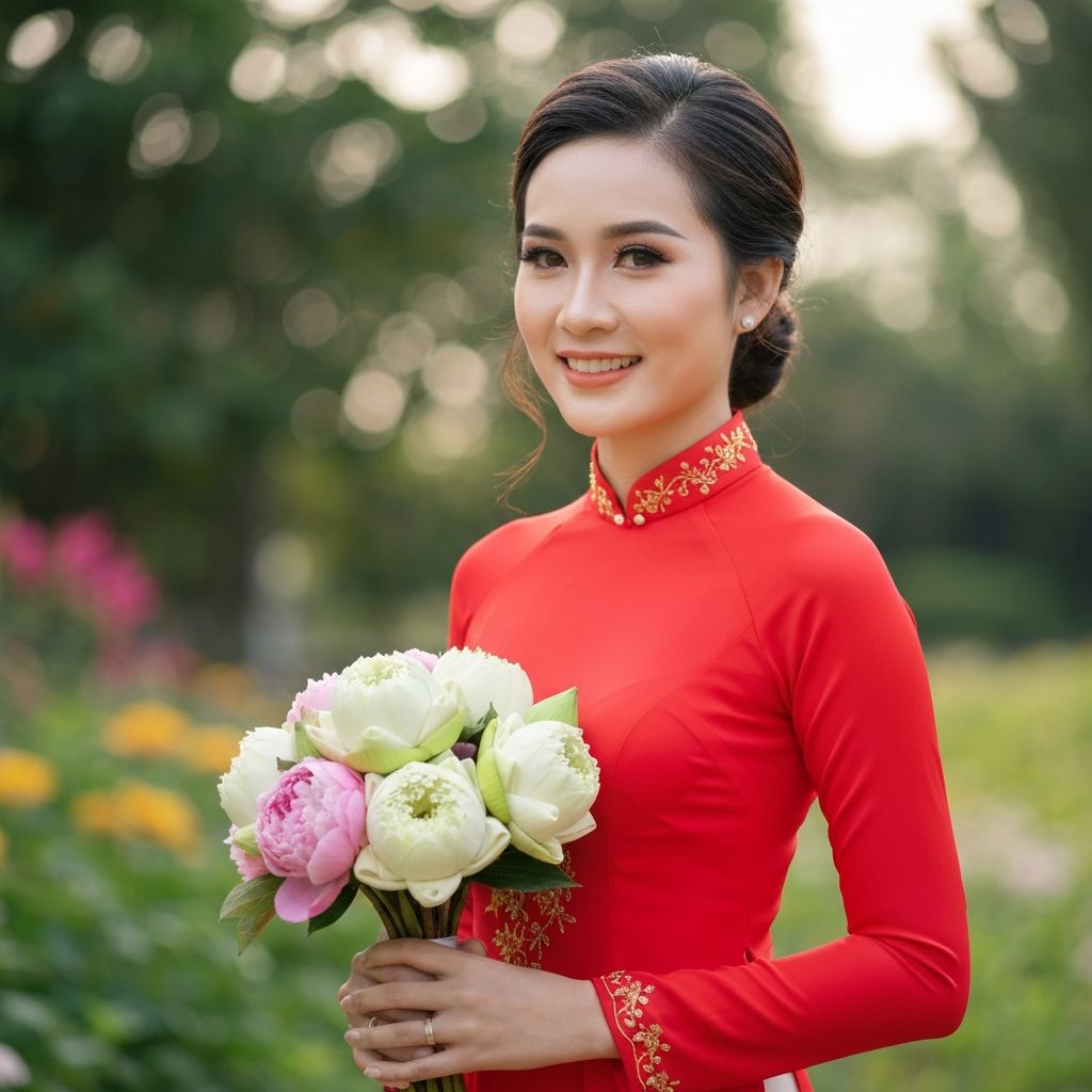 Vietnamese bridal Ao Dai
