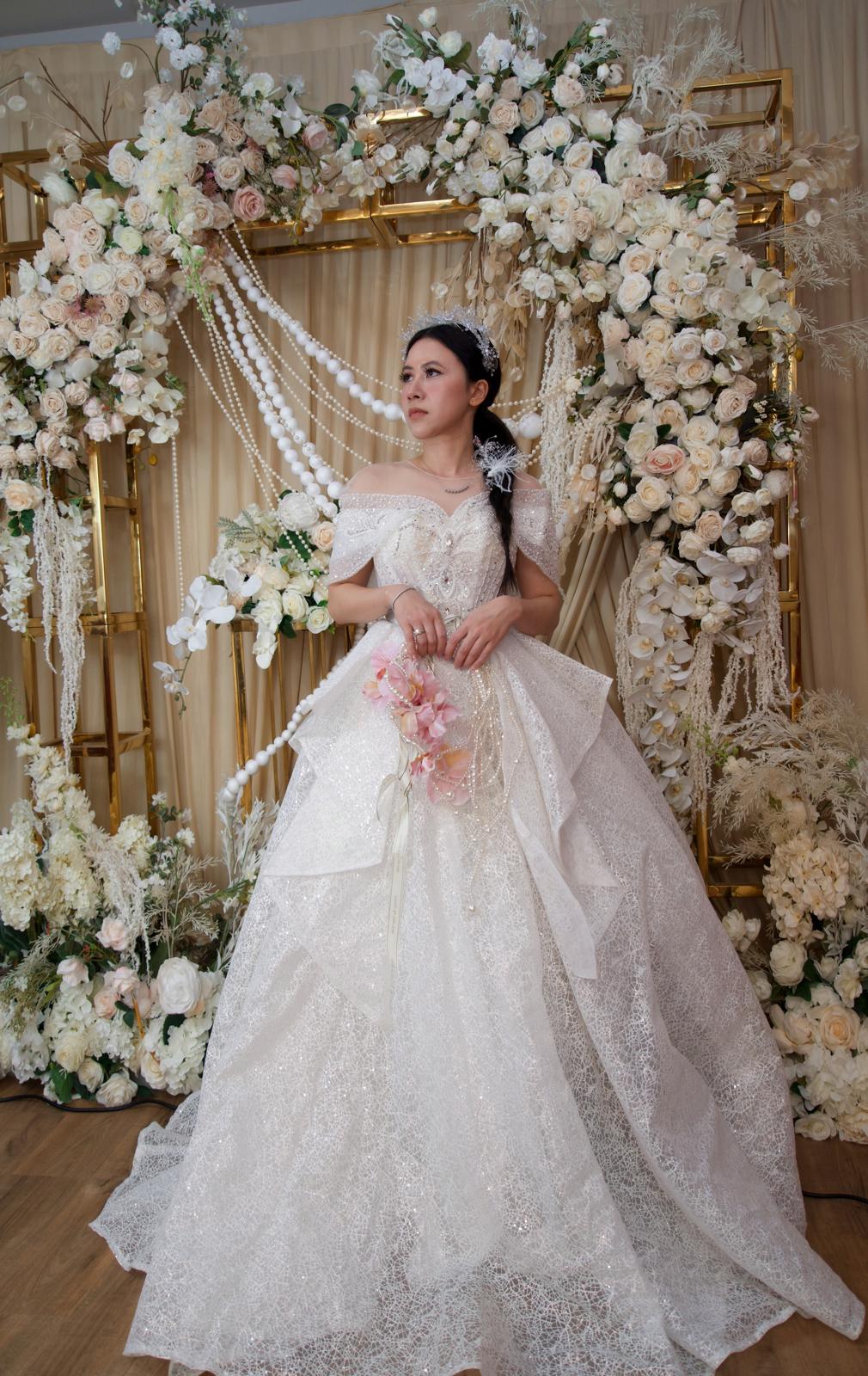backdrop and dress